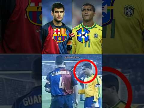 The day Brazil played against Barcelona.
