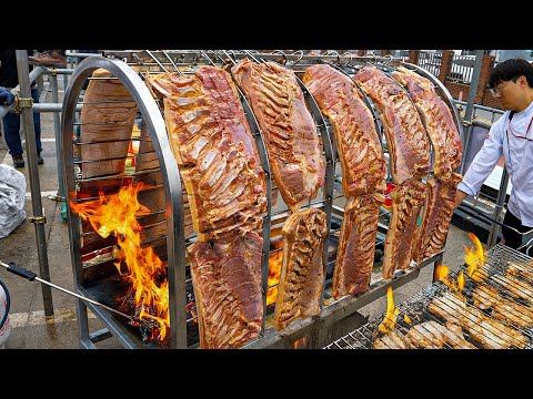 조용한 지방에 50만명 모이는 역대급 바베큐 축제?! 미친 스케일 K-바베큐 축제 World’s Largest BBQ Festival - Korean street food