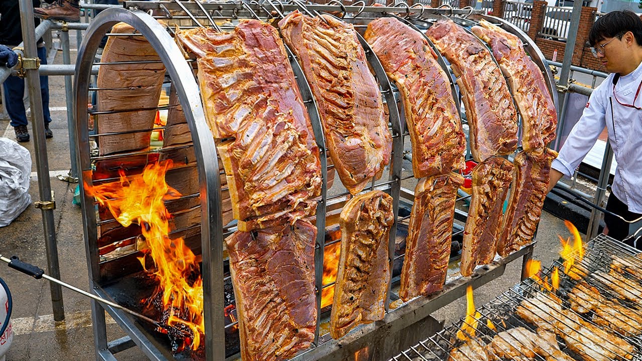 World’s Largest BBQ Festival with 500,000 Visitors - Korean street food