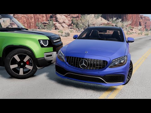Dangerous Crossroad Crashes 4 - BeamNG Drive