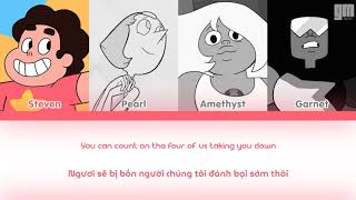 (Lyrics+Vietsub) We Are The Crystal Gems - Steven Universe OP