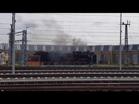 50 3501 im Bw Leipzig Hbf. West zum Drehen