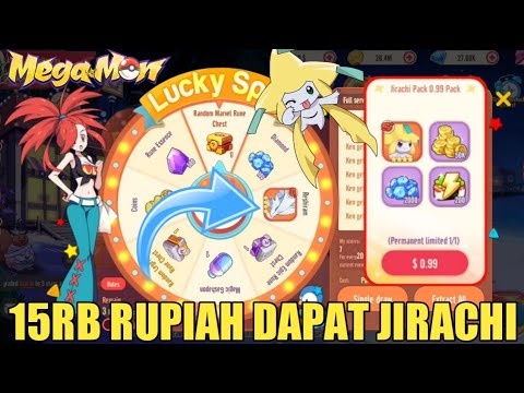 Modal 1$/15RB Dapat Jirachi dan ada Reshiram juga 🔥 Megamon