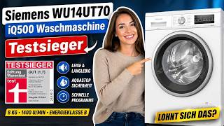 Siemens WU14UT70 Testsieger – Lohnt sich das? Siemens iQ500 Waschmaschine im Alltag getestet