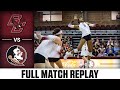 Boston College vs. Florida State Full Match Replay | 2023 ACC Volleyball
