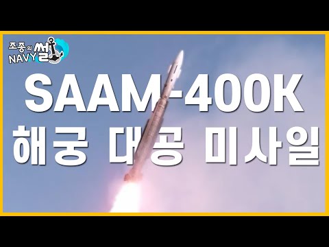 자체 방공망을 갖추기 위한 해군의 노력.국산 함대공미사일, 해궁 (SAAM-400K)