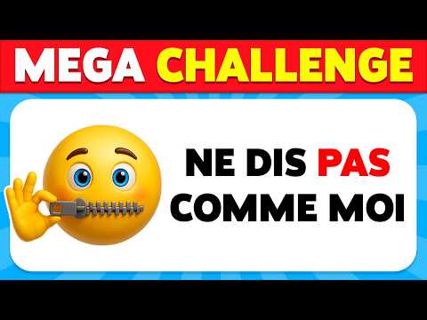 Ne dis PAS la MÊME CHOSE que MOI 🤔 50 MÉGA CHALLENGE 📢