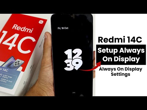 Setup Always On Display In Redmi 14C | Always On Display Settings
