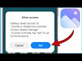 Allow Access Gallery Needs Access To Modify Or Delete The Contents Of Your Shared Storage