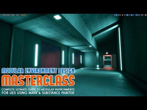 MODULAR ENVIRONMENT DESIGN 101: Ultimate Guide to Modular Asset Creation (UE5, Maya, 3D Painter)