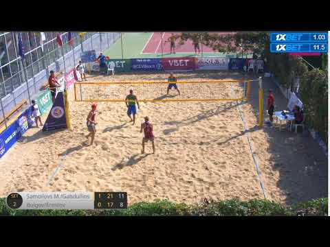 Samoilovs/Gabdullins vs. Bolgov/Ermilov - beach volleyball