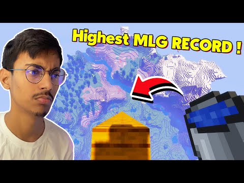 Creating WORLD RECORD in HIGHEST MLG Clutch in Minecraft !!!