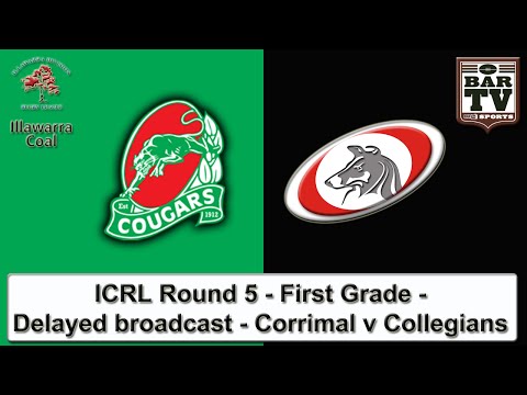 2015 ICRL Round 5 First Grade  Delayed Broadcast - Corrimal v Collegians