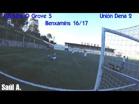 U.S.D De O Grove 5   Unión Dena 2  Benxamíns 16/17
