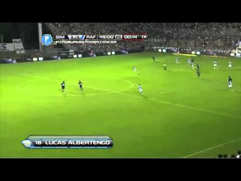 Gol Albertengo  Gimnasia LP 1   Rafaela 1 Final 2014 Fecha 6