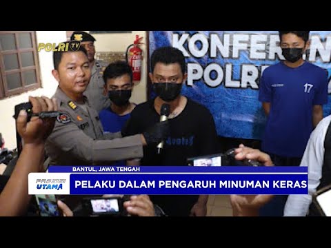 POLISI TANGKAP EMPAT PELAKU PEMBAKARAN WARUNG NASI BALAP DI BANTUL