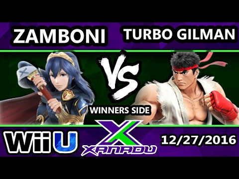 S@X 182 - Zamboni (Lucina) Vs. Turbo Gilman (Ryu) - SSB4 Tournament - Smash for Wii U - Smash 4