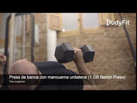 Press De Banca Con Mancuerna - Variante Unilateral / Aislamiento