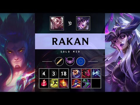 Rakan Mid vs Syndra - EUW Master Patch 25.14