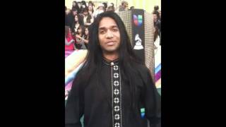 Anand Bhatt Thanks Las Vegas Exotic Car Rentals at Latin Grammys