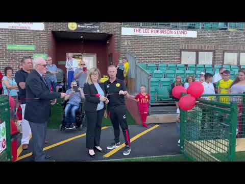 Newhaven Football club launch their new 3G pitch with Maria Caulfield MP