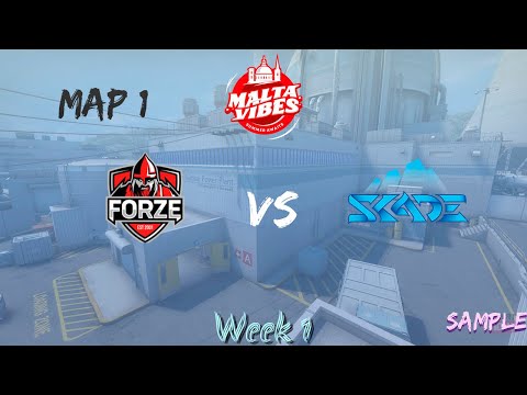 ИГРА В ОДНИ ВОРОТА от FORZE | FORZE vs SKADE (map 1) | Malta VIbes Cup 1(week 1)