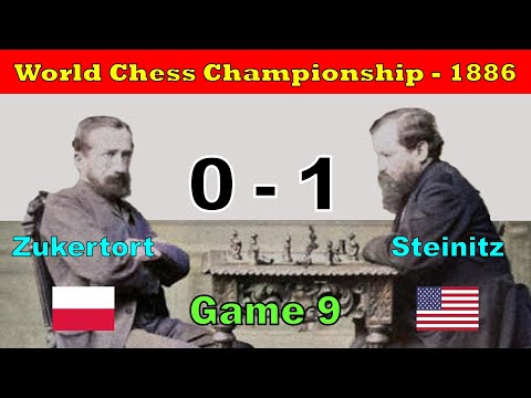 Steinitz vs Zukertort / Game 9 / World Championship -1886