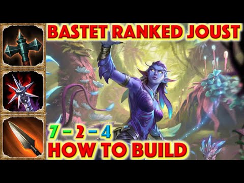 SMITE HOW TO BUILD BASTET - Bastet Ranked Joust + How To + Guide (Mid-Season 7) Luminous Skin 2020