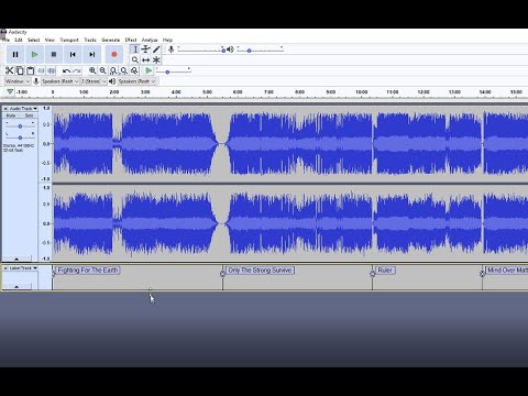 Audacity Tutorial - How to record music (album) and download multiple files like a pro.