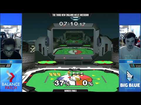 NE Melee Arcadian 3 - Ses (Fox) vs. Golden (C. Falcon) - SSBM WF