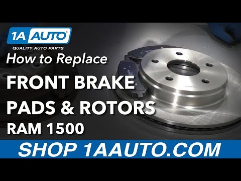 How to Replace Front Brakes 09-18 Ram 1500