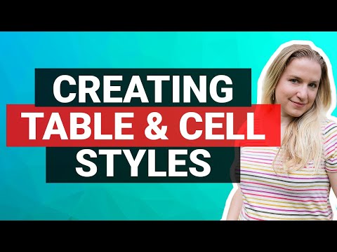 InDesign Table Styles | Creating Styles from Existing Table Designs