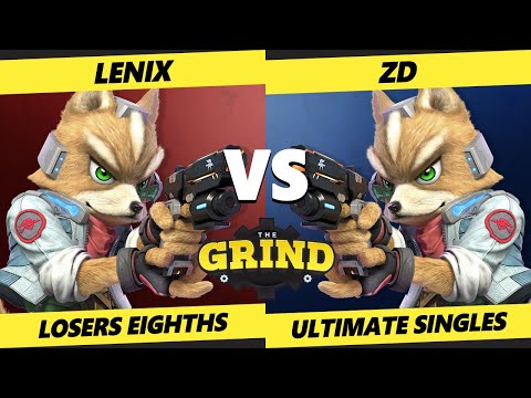 The Grind 180 Losers Top 8 - Lenix (Fox) Vs. ZD (Fox) Smash Ultimate - SSBU