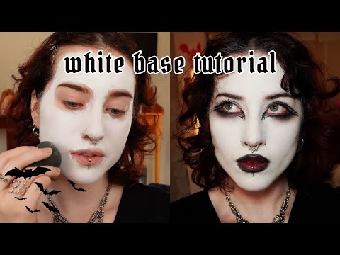 white base tutorial (for goths and clowns alike)