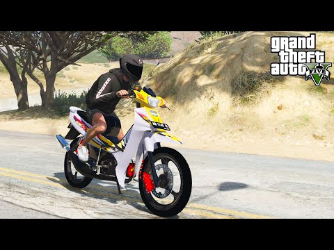 BEBEK GORENG YAMAHA FIZ R STANDAR TAPI KENCANG PARAH - GTA V MOD INDONESIA SULTAN UPIN IPIN