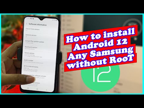 How to install Android 12 On Samsung | How To Install Android 12 On Any Android Phone Without Root