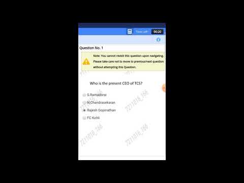 TCS IT wiz 2021 / Mock test