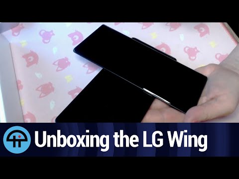 Unboxing the LG Wing