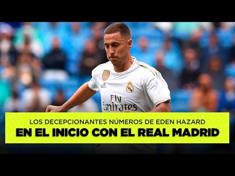 Los decepcionantes números de Eden Hazard en el inicio con el Real Madrid