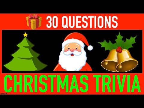 CHRISTMAS TRIVIA QUIZ - 30 Christmas General Knowledge Trivia Questions and Answers Pub Quiz