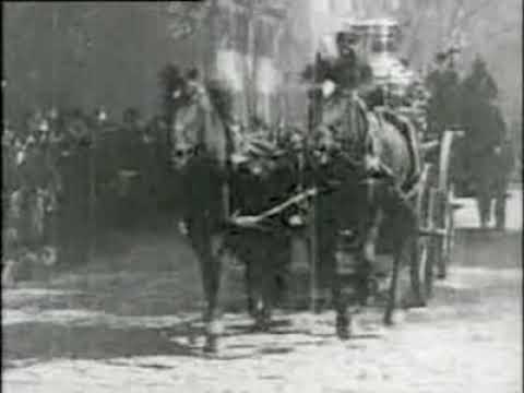 1901 A Horse Drawn Fire Engine in Albany NY