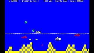 Sharp MZ-2200 Game: Seafari (1983)