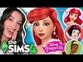 Remaking The DISNEY PRINCESSES In The Sims 4