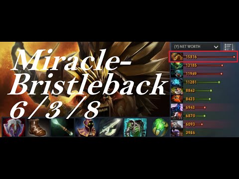 Miracle- Bristleback - need 5 men to kill me - Nigma vs Gambit Full Game3 - Dota2