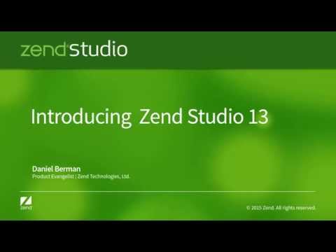 Introducing Zend Studio 13