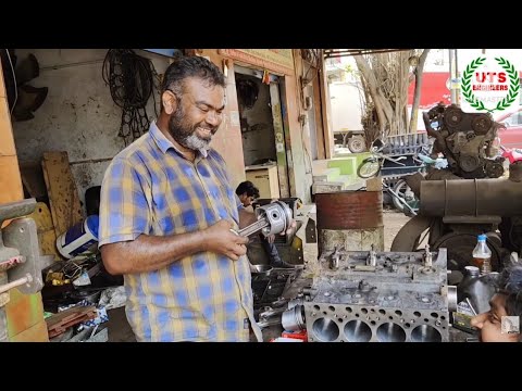 KOMATSU PC130-7 ENGINE REPAIR