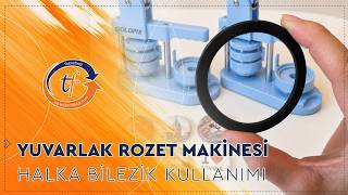 Goldpix Yuvarlak Rozet Baskı Makinesi - Halka Bilezik Kullanımı