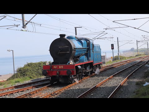 Ex GNRI Steam Loco Number "85 Merlin" on Easter Train - Dublin and Wicklow
