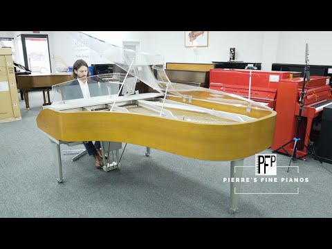 YAMAHA DC7 PRO 2000 DISKLAVIER Grand Plexiglass Crystal Piano for Sale | Pierre's Fine Pianos