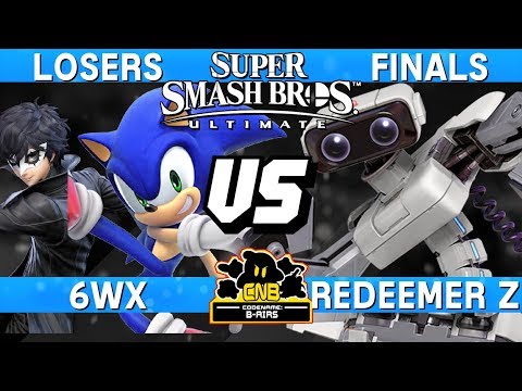 Smash Ultimate Tournament Losers Finals - 6WX (Sonic / Joker) vs Redeemer Z (ROB) - CNB 195